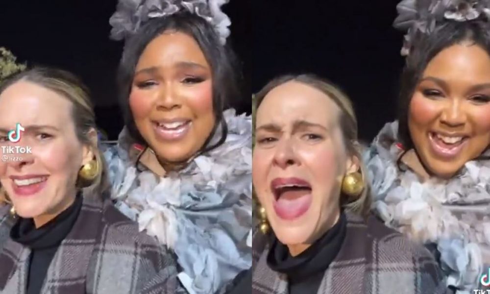 Lizzo and Sarah Paulson Tiktok