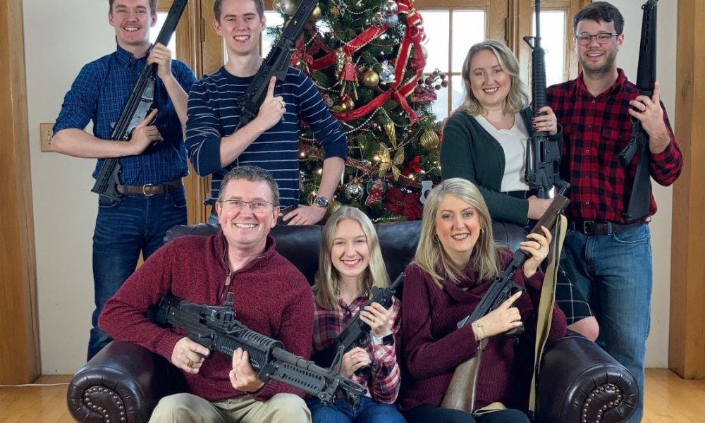 Thomas Massie christmas guns