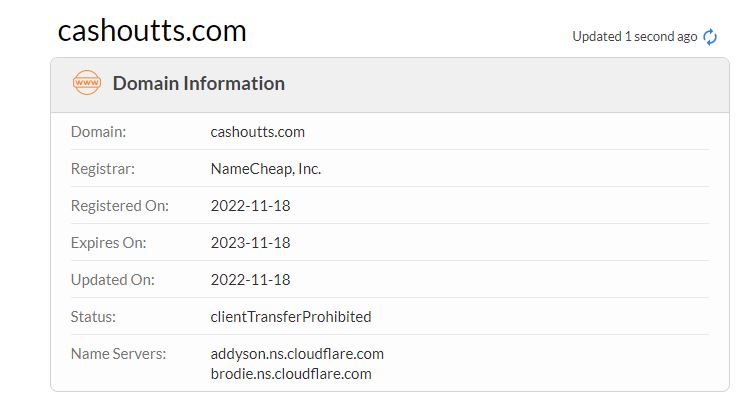 cashoutts whois