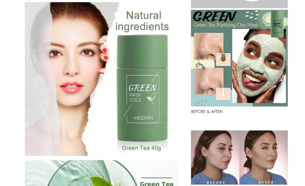 Reetata green tea mask