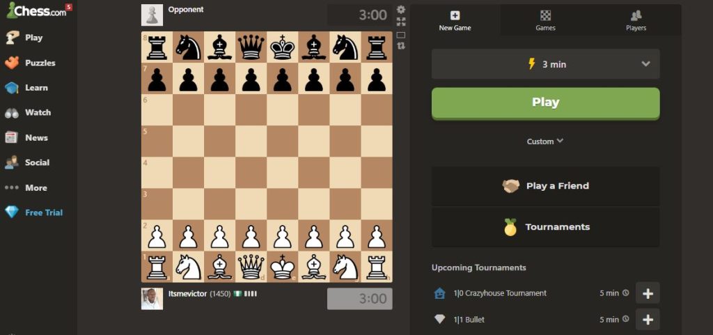 Chess.com webiste