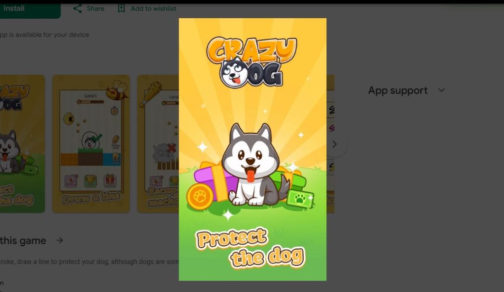 Crazy Dog app