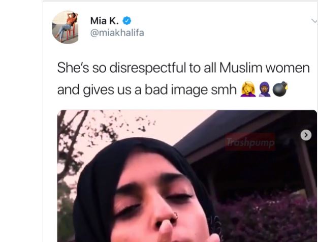 Mia Khalifa tweet