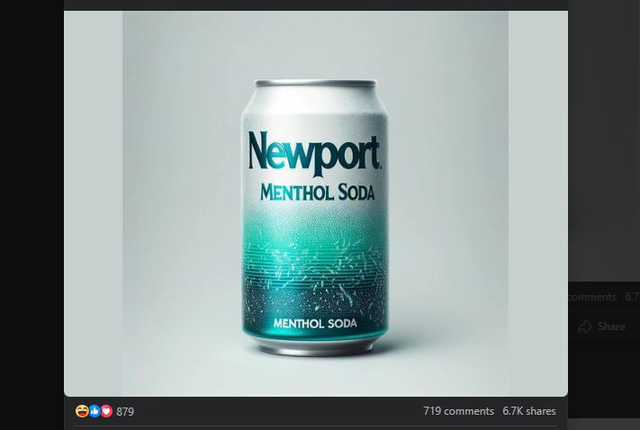 Newport Menthol Soda