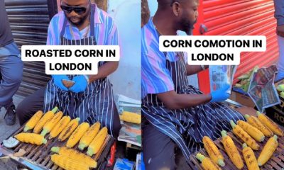 nigerian man selling corn in uk